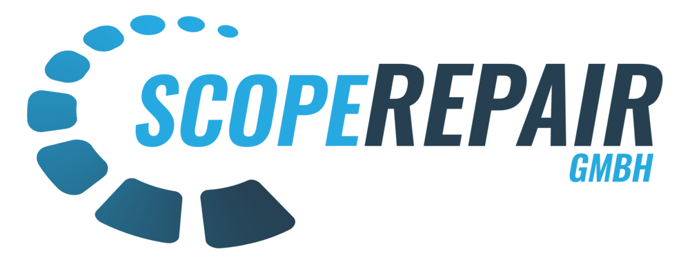 scopeREPAIR-Logo - Gebrauchte-Endoskope - Endoskop-Reparaturen - Endoskopie-Komplettsysteme - used endoscopes - second hand endoscopes - endoscope repair - endoscope systems